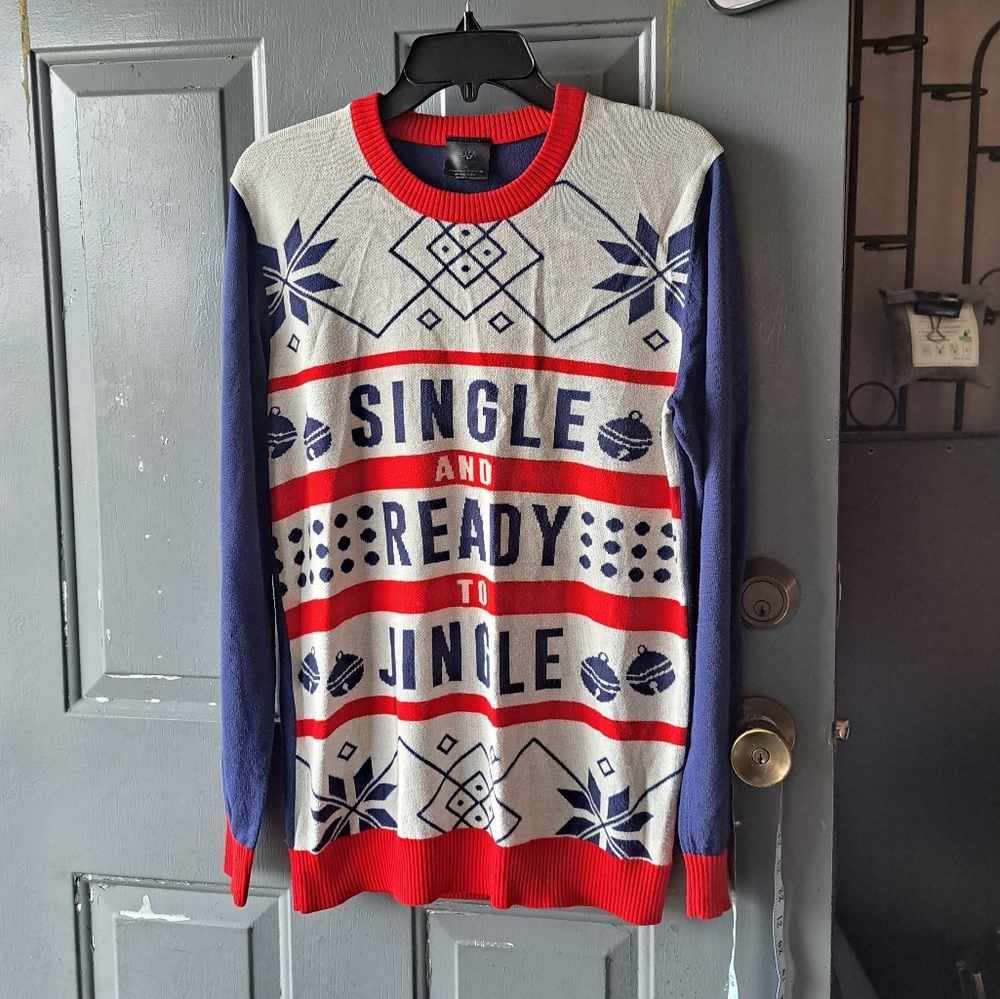 Walnut & 39th Single Ready to Jingle Ugly Christmas Sweater sz M